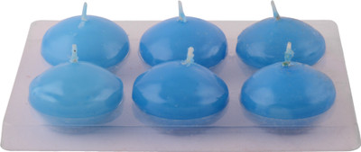 

Giftadia Tealight Candles FC-44 Blue Candle(Blue, Pack of 6)