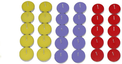 

Rasmy Candles Scented Tea Light Combo Pac Of 30 Candle(Multicolor, Pack of 30)