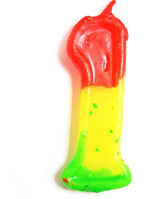 

skycandle.in 1 Number Birthday Candle(Multicolor, Pack of 1)