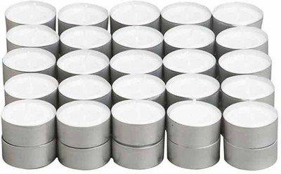 

Nik Sales Tea Light Candle(White, Pack of 50)
