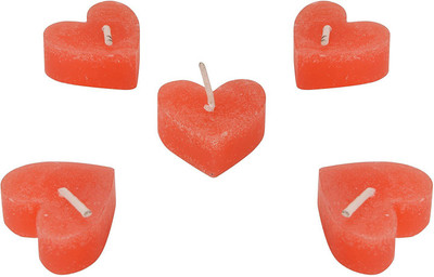 

Starlight Candles CL-010 FLOATING ORANGE HEARTS CANDLE PACK OF 10 Candle(Orange, Pack of 10)