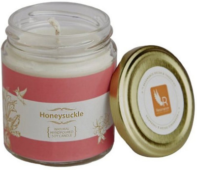 

Resonance Honeysuckle Natural Wax Medium Jar Candle(White, Pack of 1)