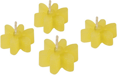 

Starlight Candles CL-017 SUNFLOWER ROYAL YELLOW COLOR PARAFFIN WAX CANDLE PACK OF 20 Candle(Yellow, Pack of 20)