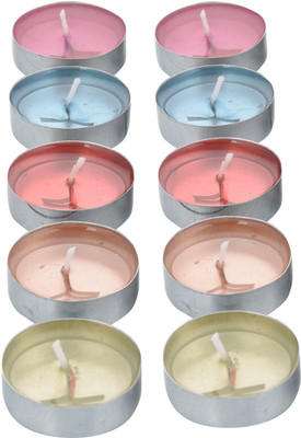 

Atorakushon Scented Smokeless Tea light Candle(Multicolor, Pack of 40)