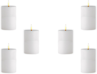 

Sophies pillars Candle(White, Pack of 6)