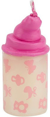 

Babies Bloom Baby Pink Bottle Candle(Pink, Pack of 1)