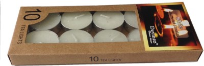 

Devinez Premium Unscented Smokeless Tealight Candle(White, Pack of 10)