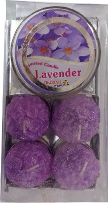 

Shopjinie Gift Set of 4 Scented Candles Candle(Purple, Pack of 4)