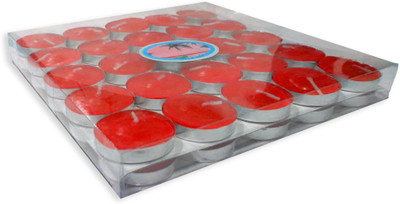 

Goyal Candles Coloured Tealight Pack of 50 Pcs Candle(Red, Pack of 50)