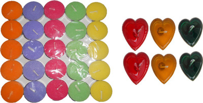 

Rasmy Candles Diwali Combo Offer Candle(Multicolor, Pack of 31)