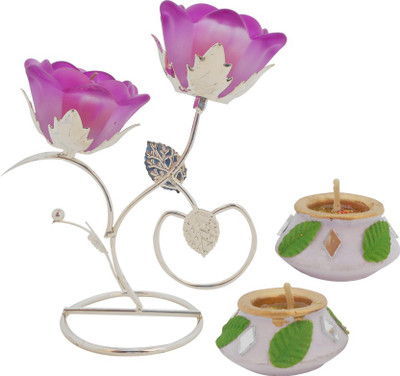 

SKY TRENDS Diwali gift DW#0001 Candle(Multicolor, Pack of 3)