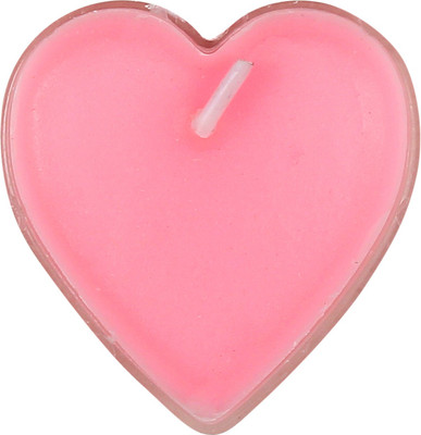 

Pink Rose Heart Gift Set Candle(Pink, Pack of 1)