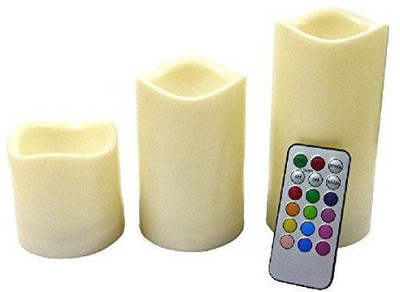 

Kids Mandi LIGHT CANDLE Candle(Multicolor, Pack of 3)