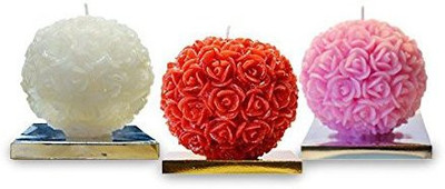 

Brandaxis Imported Candle Box Combo Candle(Multicolor, Pack of 3)