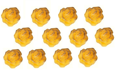 

Fuzone ROSE FLOATING Candle(Orange, Pack of 12)