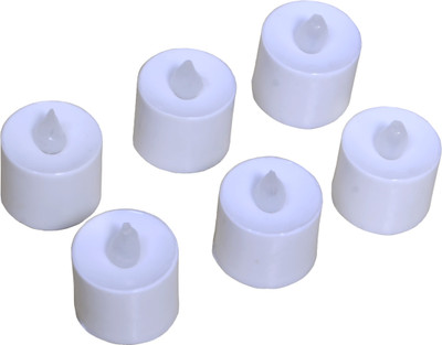 

My Art LED Tealight Candle(White, Pack of 6)
