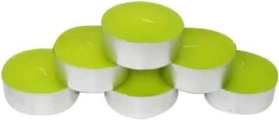 

Madhulica Candles MADHULICA LT GREEN TEA LIGHT CANDLES PACK OF 6 Candle(Green, Pack of 6)