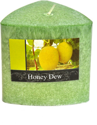 

Marigold Stores Honey Dew Marbel Candle 3 X 3 Inches Candle(Green, Pack of 1)