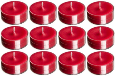 

Madhulica Candles TEA LIGHT Candle(Multicolor, Pack of 12)