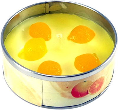 

Indian Ocean Orange scented perfume retaining reusable metal box Candle(Multicolor, Pack of 1)