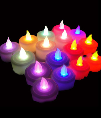 

Grace Gully Set of 2 Tea Light Diya's Candle(Multicolor, Pack of 12)