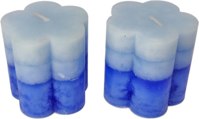 

Indian Ocean ndian Ocean Blue Berry Fragrance With Natural Scent Pillar Candle IOC-101 Candle(Blue, Pack of 2)