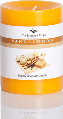 

The Fragrance People Medium Pillar 3 x 4 Sandal Wood Candle(Orange, Pack of 1)