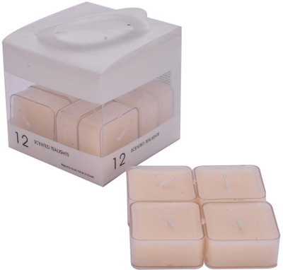 

Scrafts CN010WH Aromatic Sqr 12 Candle(White, Pack of 12)