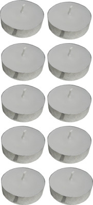 

Atorakushon Scented Smokeless Tealight T-Lite Candles Pack of 50 Candle(White, Pack of 50)