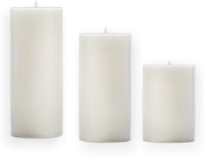 

SOPHEIS PILLAR THREE_1 Candle(White, Pack of 3)