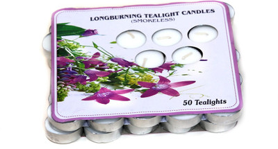 

Bgroovy Tealight -Pack of 50 Candle(White, Pack of 50)