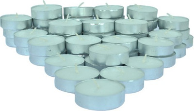 

Kriti Creations Tea-Lights Candle(White, Pack of 50)