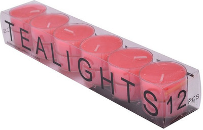 

Scrafts CN005RD Aromatic WSL 12 Candle(Red, Pack of 12)