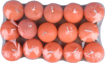 Brecken Paul Decorative Floating Candle(Orange, Pack of 15)