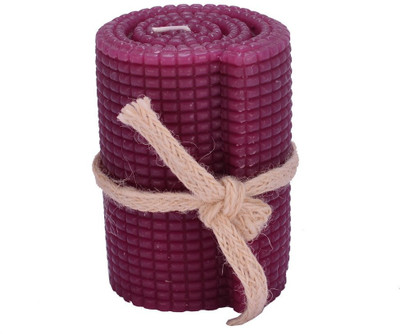 

Scrafts CN016PR Aromatic 4" Rnd Texture Candle(Purple, Pack of 1)