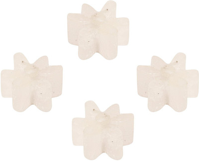 

Starlight Candles CL-019 SUNFLOWER CRYSTAL WHITE COLOR PARAFFIN WAX CANDLE PACK OF 20 Candle(White, Pack of 4)