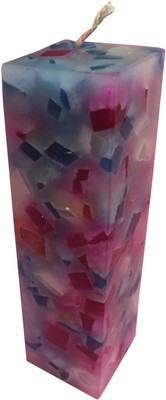 

Fuzone Square Pillar Candle(Multicolor, Pack of 1)
