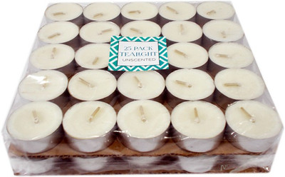 

Ekam Unscented 50 Pack Tealight Candle(White, Pack of 50)