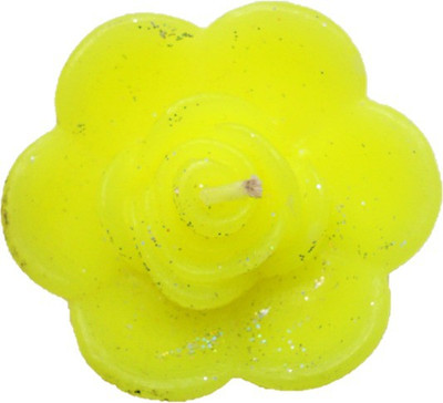

Rasmy Candles Floating Rose flower Big yellow pack of 2 Candle(Yellow, Pack of 2)