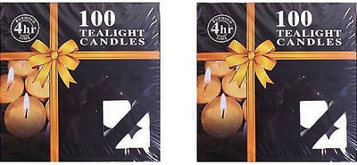 

Shree Krishna Handicrafts And Gallery Tea lights Pack of 200 pcs Candle(White, Pack of 200)