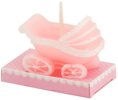 

Babies Bloom Pink Baby Girl Stroller Pram Carriage Birthday Candle(Pink, Pack of 1)