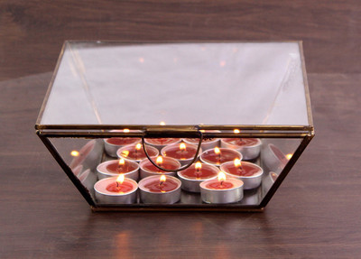 

Hosley Highly Fragranced Sandalwod Tea Light Candles Candle(Brown, Pack of 30)