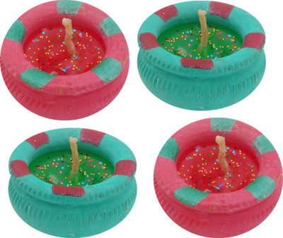 

SKY TRENDS Diwali gift DW#0004 Candle(Multicolor, Pack of 4)