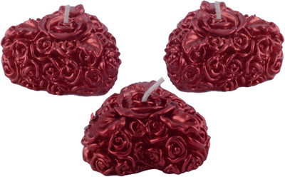 Giftadia Floating Tealight Candles CC-1366 Red Candle(Red, Pack of 3)