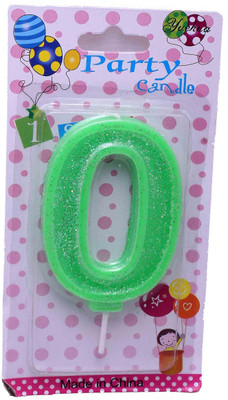 

Funcart Glitter 0 Candle(Green, Pack of 1)
