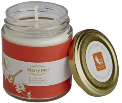 

Resonance Marry Me! Natural Wax Medium Jar Candle(White, Pack of 1)