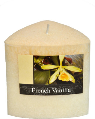 

Marigold Stores Marble Scented - 3 X 3 Inches Candle(White, Pack of 1)