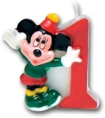 

Disney Number 1 Disney Numeral Candle(Multicolor, Pack of 1)
