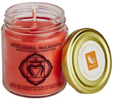 

Resonance Meditation - Root Chakra Natural Wax Medium Jar Candle(Red, Pack of 1)