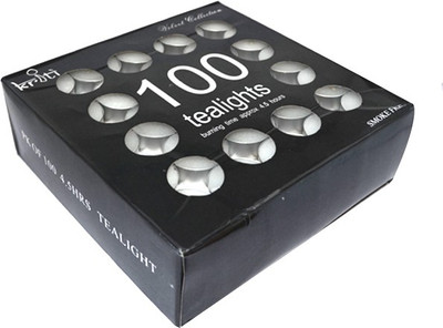 

Kriti Creations Tea-Lights Candle(White, Pack of 1)